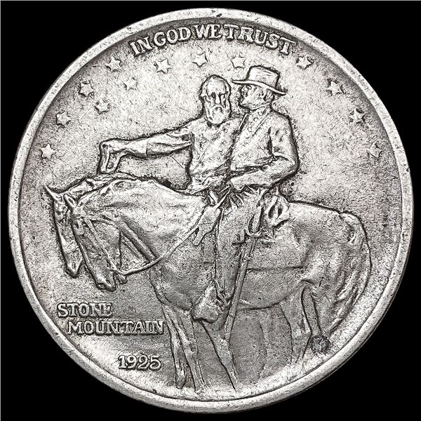 1925 Stone Mountain Half Dollar LIGHTLY CIRCULATED
