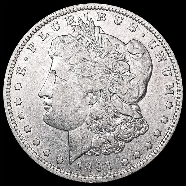 1891-O Morgan Silver Dollar NEARLY UNCIRCULATED