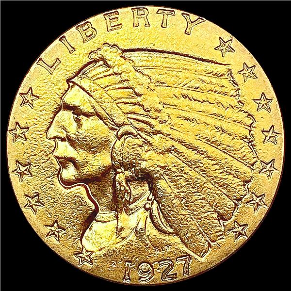 1927 $2.50 Gold Quarter Eagle UNCIRCULATED