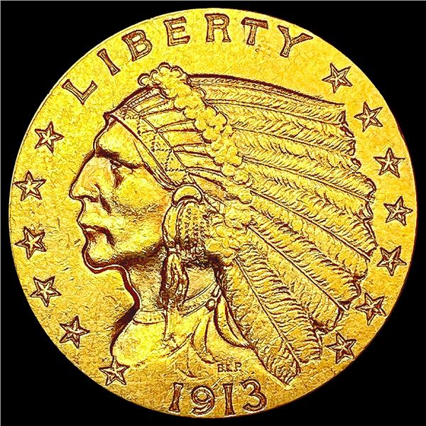 1913 $2.50 Gold Quarter Eagle UNCIRCULATED