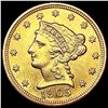 Image 1 : 1905 $2.50 Gold Quarter Eagle UNCIRCULATED
