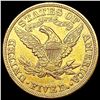 Image 2 : 1880 $5 Gold Half Eagle CLOSELY UNCIRCULATED