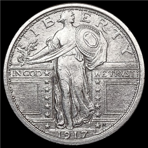 1917 T1 FH Standing Liberty Quarter UNCIRCULATED