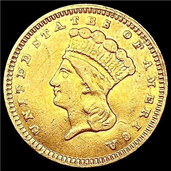 1874 Rare Gold Dollar CLOSELY UNCIRCULATED