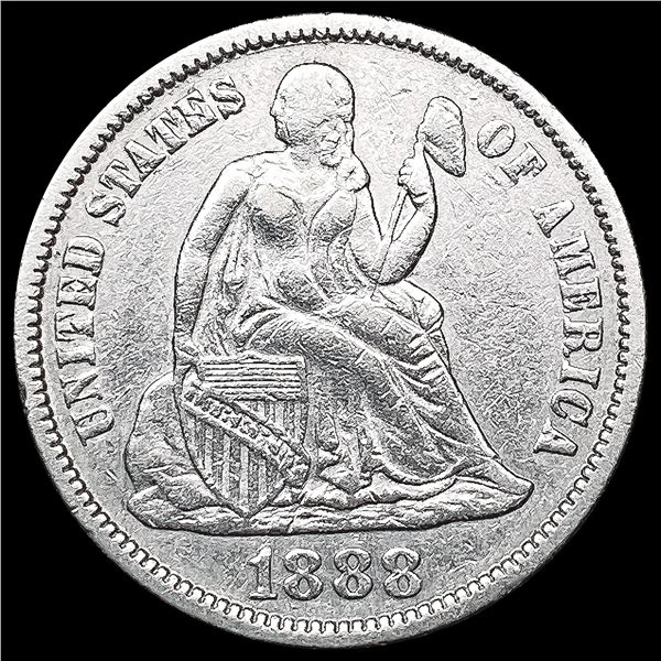 1888 Seated Liberty Dime CLOSELY UNCIRCULATED