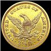 Image 2 : 1873 $2.50 Gold Quarter Eagle CLOSELY UNCIRCULATED