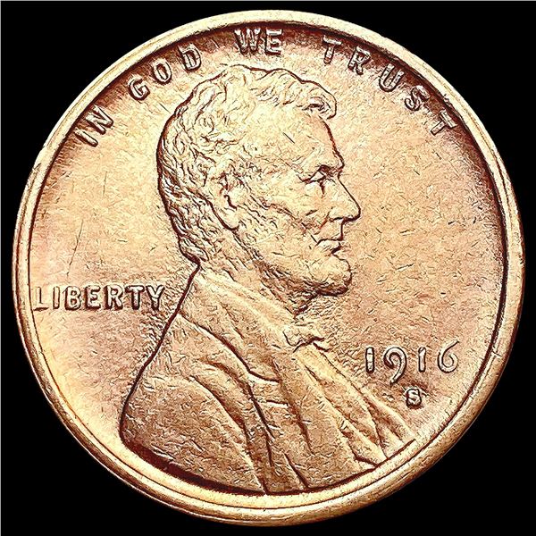 1916-S Wheat Cent UNCIRCULATED
