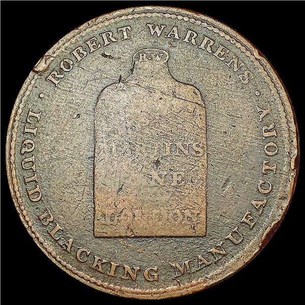 1815 Robert Wareen Halfpenny LIGHTLY CIRCULATED