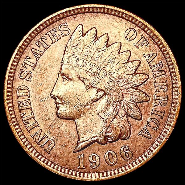 1906 RED Indian Head Cent UNCIRCULATED