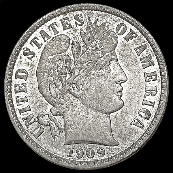 1909-S Barber Dime CLOSELY UNCIRCULATED