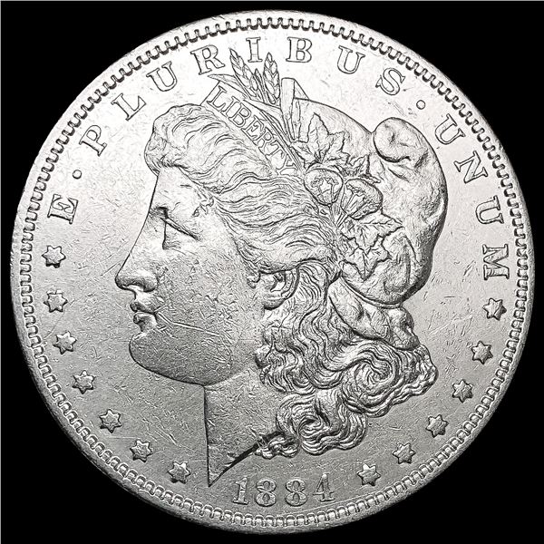 1884-S Morgan Silver Dollar NEARLY UNCIRCULATED