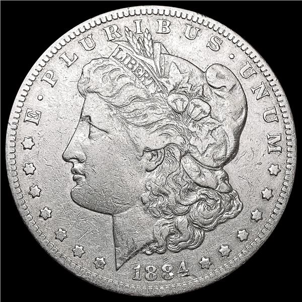 1884-S Morgan Silver Dollar NEARLY UNCIRCULATED