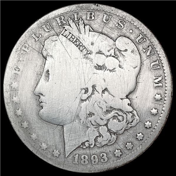 1893-CC Morgan Silver Dollar NICELY CIRCULATED