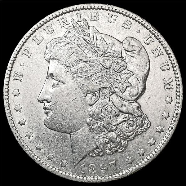 1897-O Morgan Silver Dollar CLOSELY UNCIRCULATED