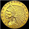 Image 1 : 1908 $2.50 Gold Quarter Eagle CLOSELY UNCIRCULATED