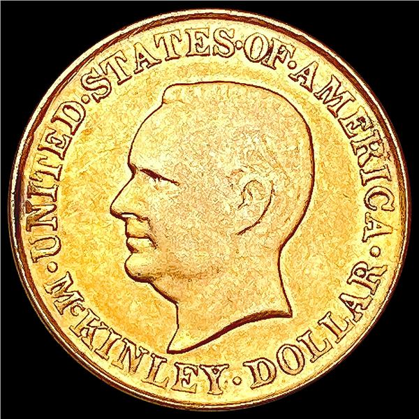 1917 McKinley Rare Gold Dollar LIGHTLY CIRCULATED