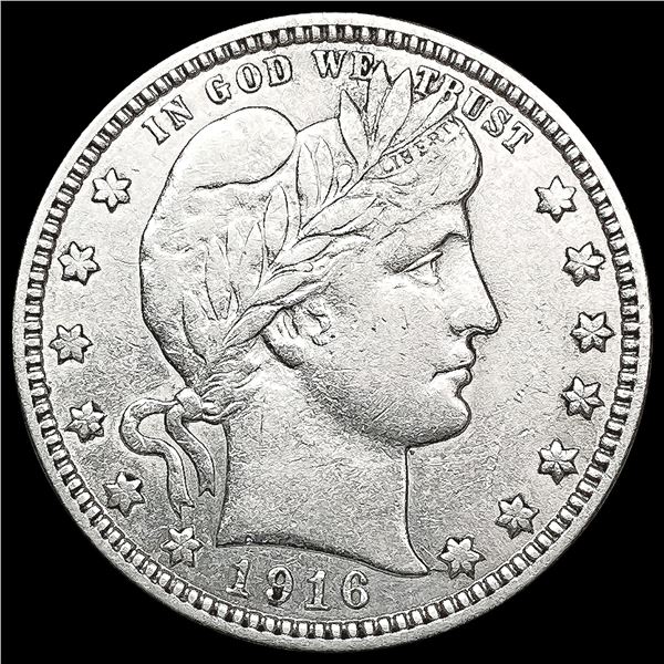 1916-D Barber Quarter CLOSELY UNCIRCULATED