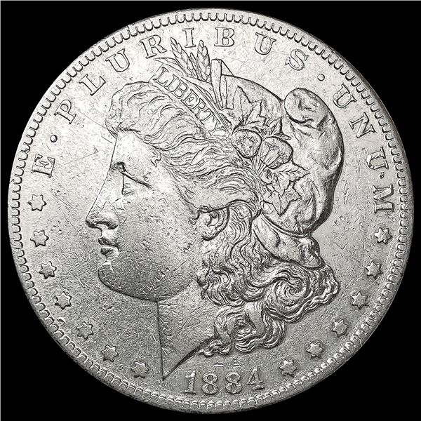 1884-S Morgan Silver Dollar NEARLY UNCIRCULATED