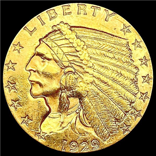 1929 $2.50 Gold Quarter Eagle UNCIRCULATED