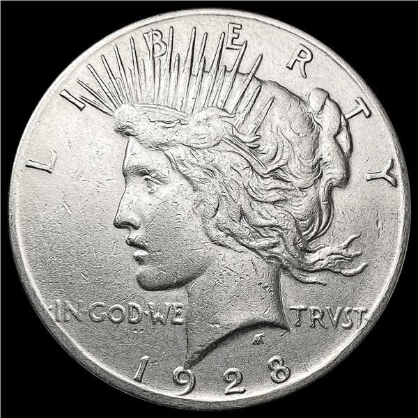 1928 Silver Peace Dollar CLOSELY UNCIRCULATED