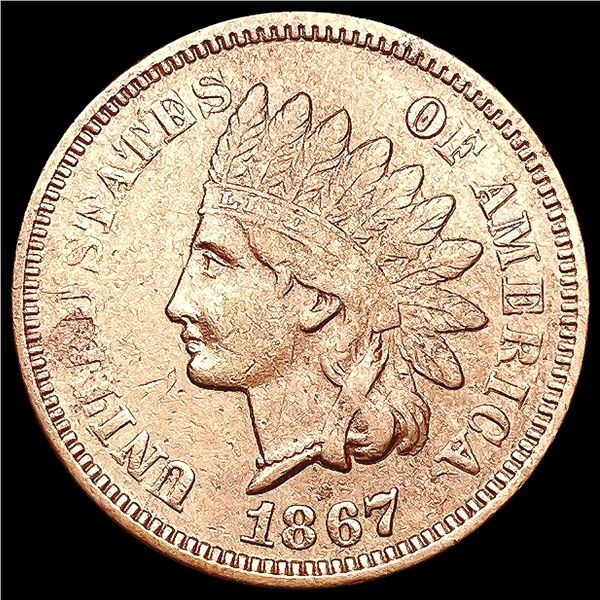 1867 Indian Head Cent CLOSELY UNCIRCULATED