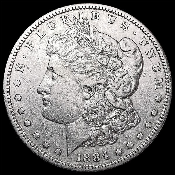 1884-S Morgan Silver Dollar NEARLY UNCIRCULATED