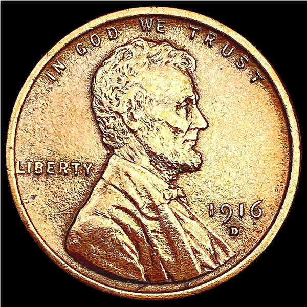 1916-D RD Wheat Cent UNCIRCULATED