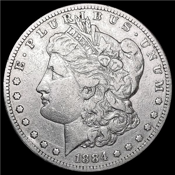1884-S Morgan Silver Dollar NEARLY UNCIRCULATED