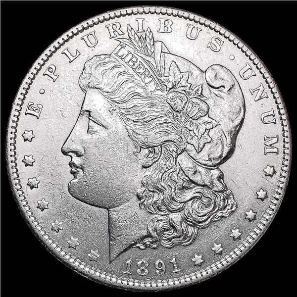 1891-S Morgan Silver Dollar CLOSELY UNCIRCULATED