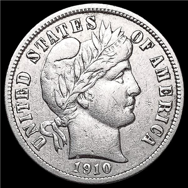 1910-D Barber Dime CLOSELY UNCIRCULATED