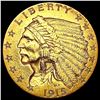 Image 1 : 1915 $2.50 Gold Quarter Eagle CLOSELY UNCIRCULATED