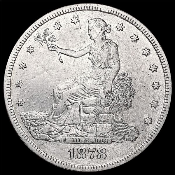 1878-S Silver Trade Dollar CLOSELY UNCIRCULATED