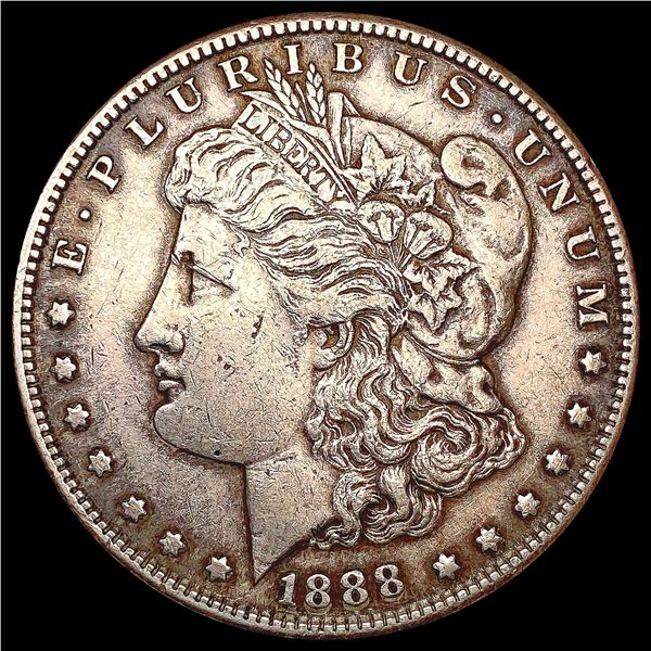 1888-S Morgan Silver Dollar NEARLY UNCIRCULATED