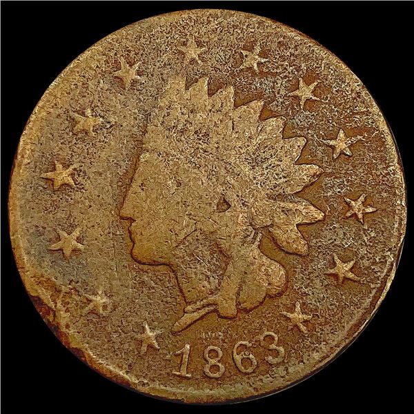 1863 Civil War Token NICELY CIRCULATED