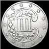 Image 2 : 1862 Silver Three Cent CLOSELY UNCIRCULATED