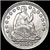 1853 Arws Seated Liberty Half Dime UNCIRCULATED
