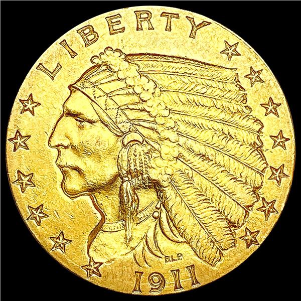 1911 $2.50 Gold Quarter Eagle UNCIRCULATED
