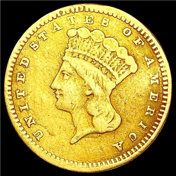 1857 Rare Gold Dollar LIGHTLY CIRCULATED