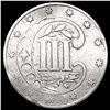 Image 2 : 1861 Silver Three Cent NEARLY UNCIRCULATED