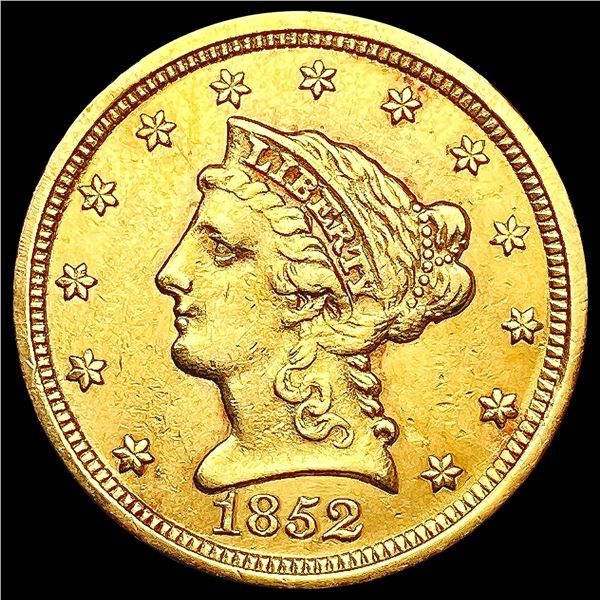 1852 $2.50 Gold Quarter Eagle UNCIRCULATED