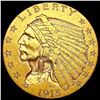 1915 $2.50 Gold Quarter Eagle CLOSELY UNCIRCULATED