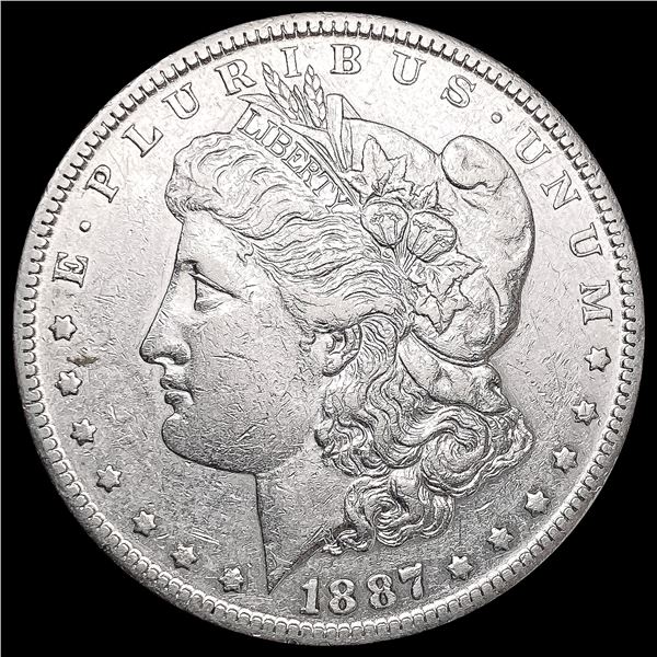 1887-S Morgan Silver Dollar CLOSELY UNCIRCULATED
