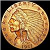 1911 $2.50 Gold Quarter Eagle LIGHTLY CIRCULATED