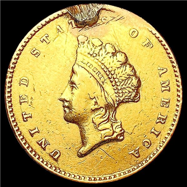 1855 Rare Gold Dollar LIGHTLY CIRCULATED