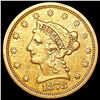 1878-S $2.50 Gold Quarter Eagle NEARLY UNCIRCULATE
