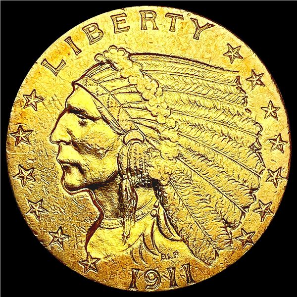 1911 $2.50 Gold Quarter Eagle UNCIRCULATED
