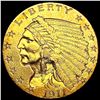 Image 1 : 1911 $2.50 Gold Quarter Eagle UNCIRCULATED