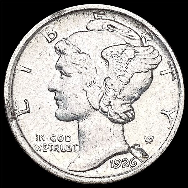 1926-D Mercury Dime CLOSELY UNCIRCULATED