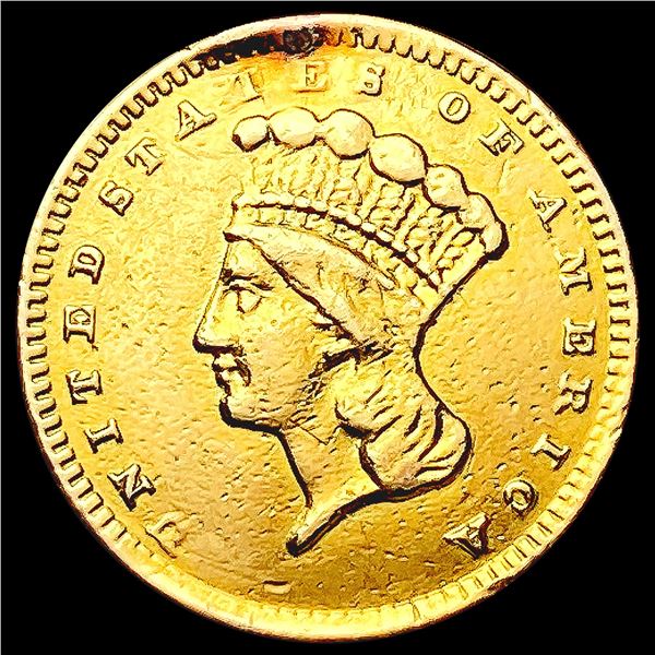 1856 Rare Gold Dollar CLOSELY UNCIRCULATED