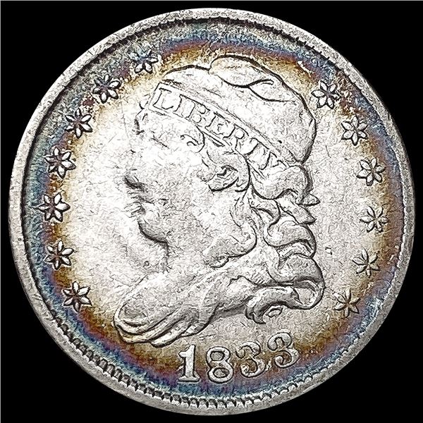 1833 Capped Bust Half Dime LIGHTLY CIRCULATED